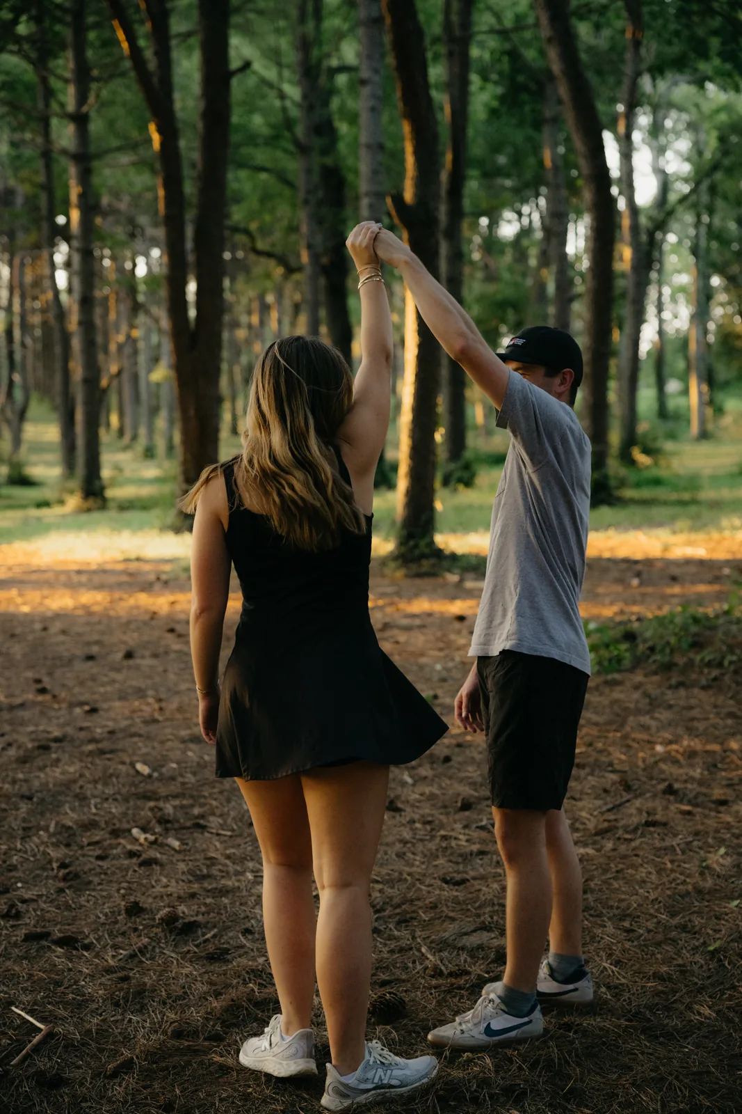 A twirl on the forest floor